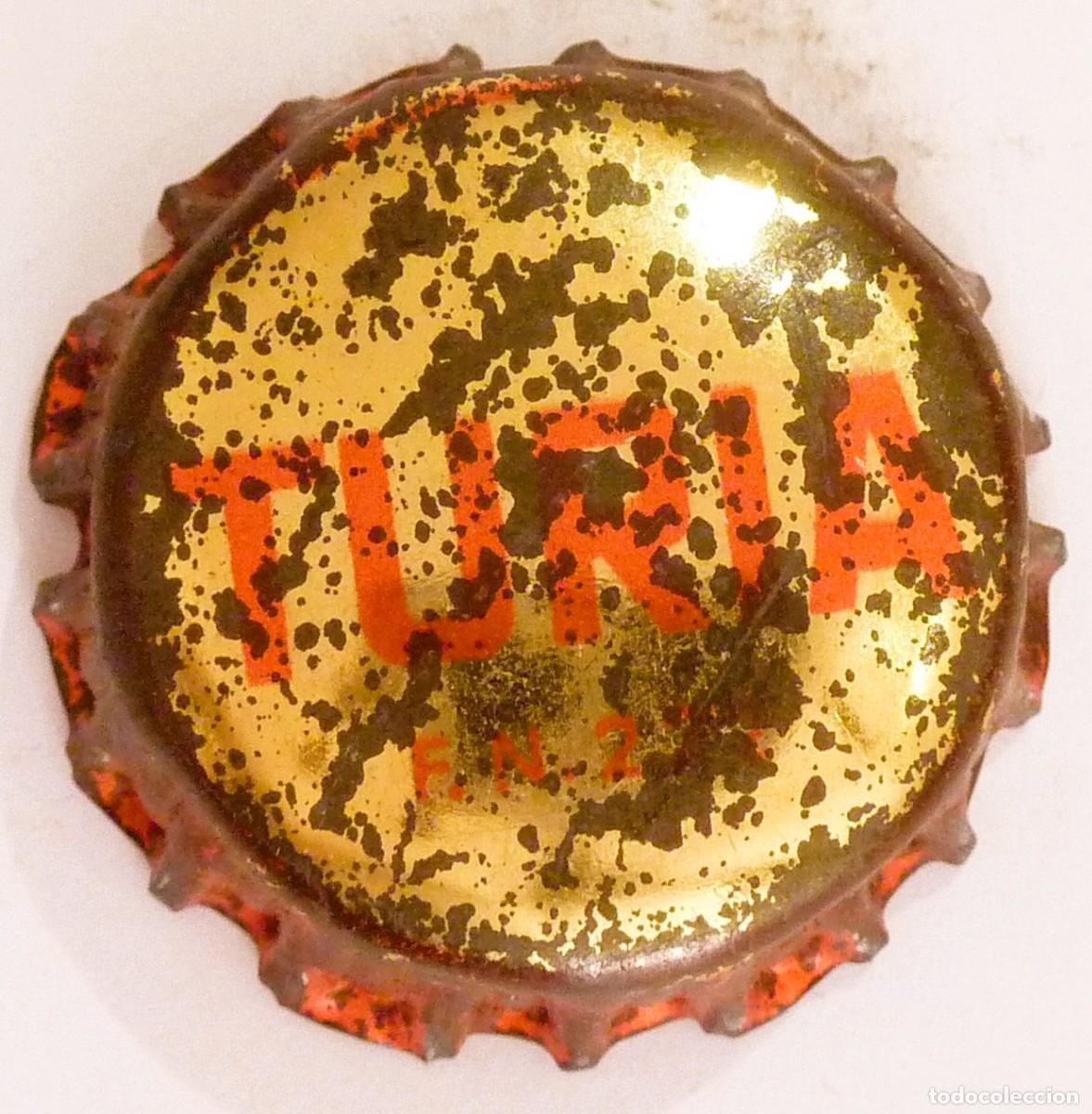 Coleccionismo de Coca-Cola y Pepsi: Chapa Gaseosa TURIA xapa kronkorken tappi bottle cap capsule - JV