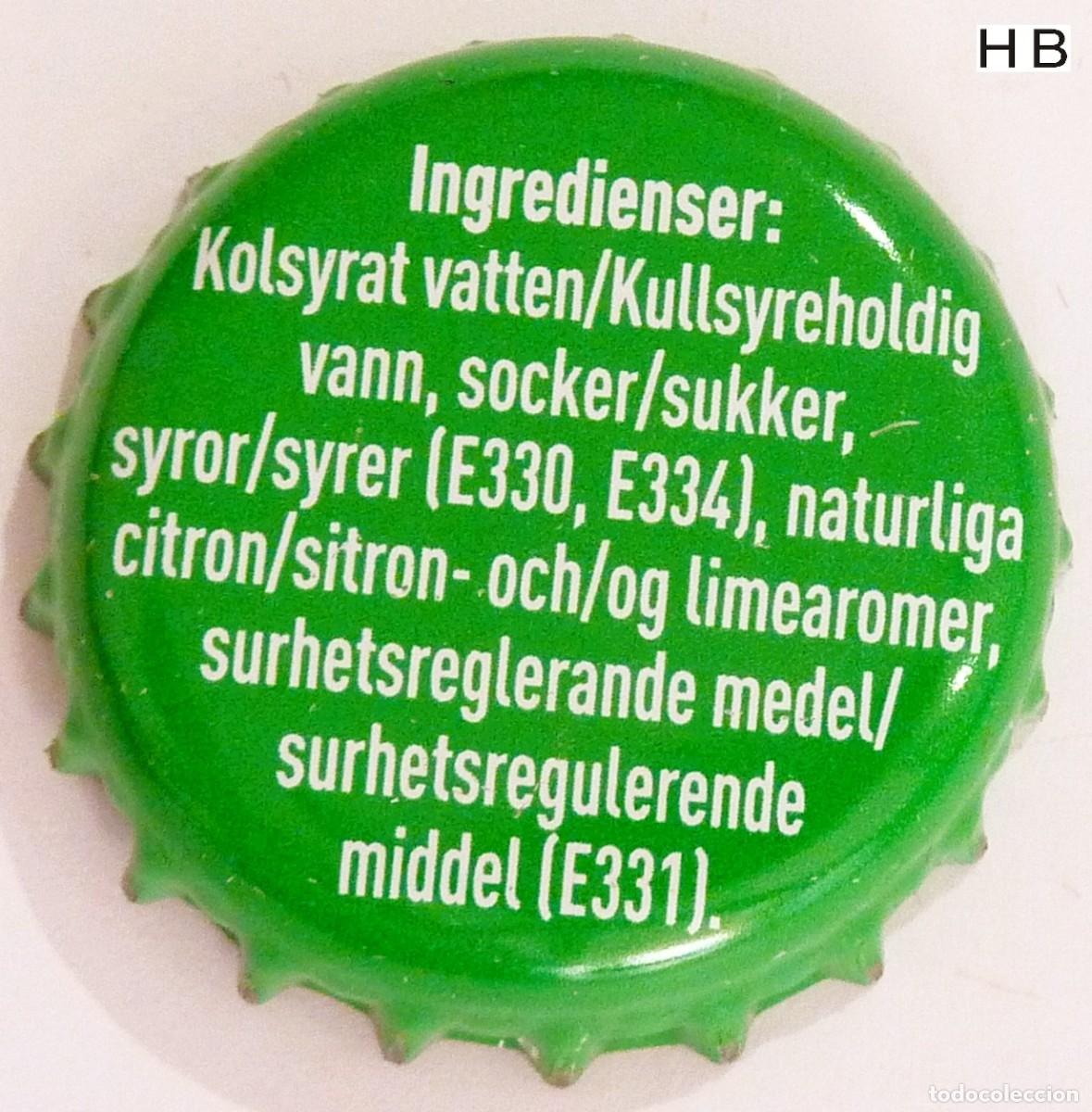 Coleccionismo de Coca-Cola y Pepsi: Chapa SPRITE Suecia/Islandia xapa kronkorken tappi bottle cap capsule
