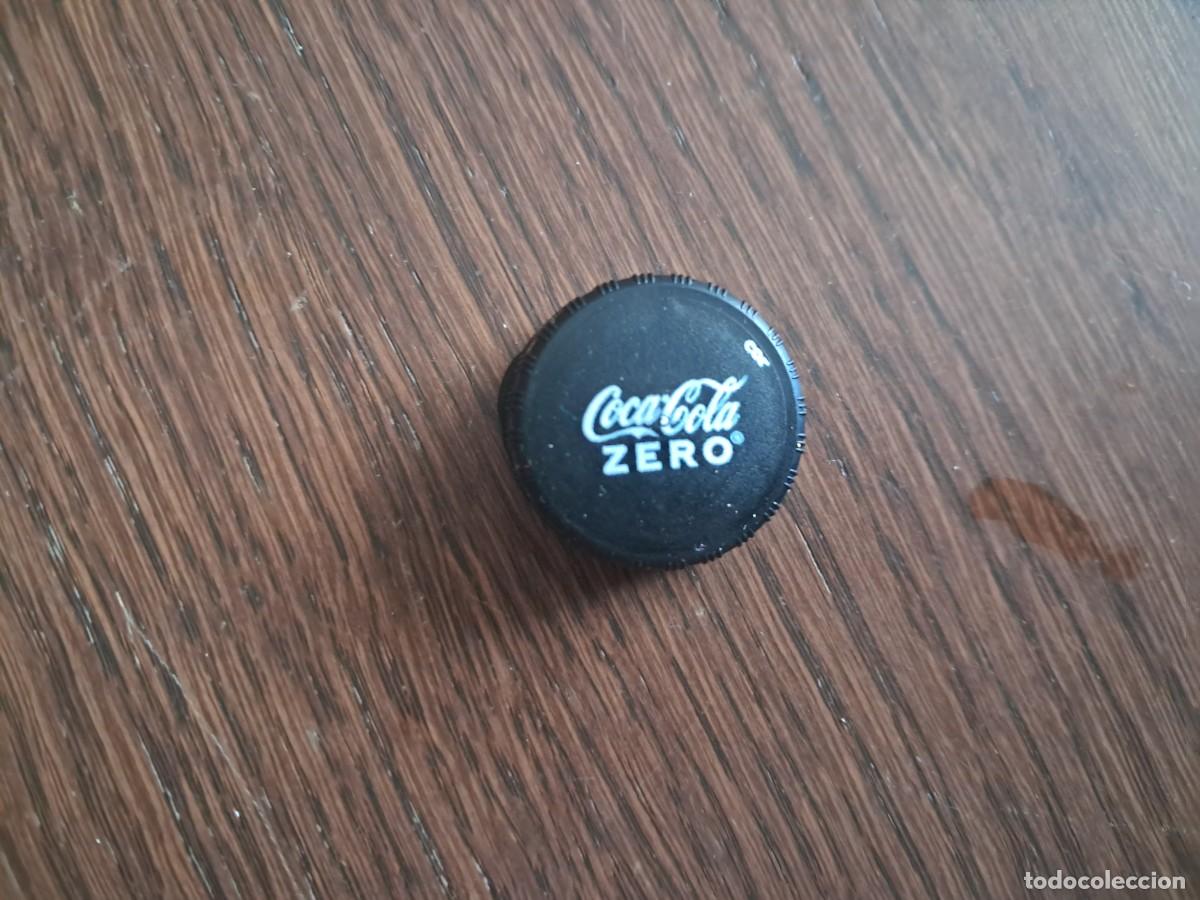 Coleccionismo de Coca-Cola y Pepsi: chapa tap&oacute;n rosca de pl&aacute;stico, coca cola zero.