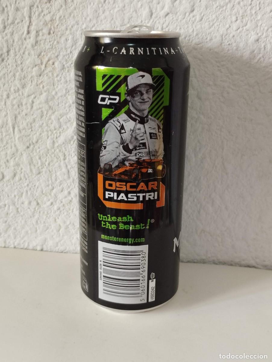 Coleccionismo de Coca-Cola y Pepsi: BOTE - LATA BEBIDA ENERGETICA MONSTER ENERGY UNLEASH THE BEAST- OSCAR PIASTRI F1- VERDE