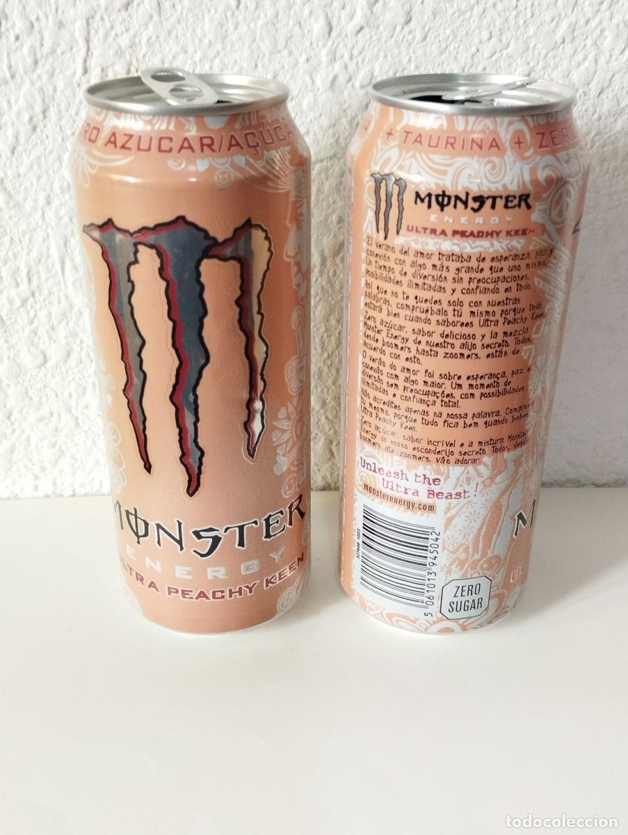 Coleccionismo de Coca-Cola y Pepsi: BOTE - LATA BEBIDA ENERGETICA MONSTER ENERGY ULTRA PEACHY KEEN ZERO AZUCAR