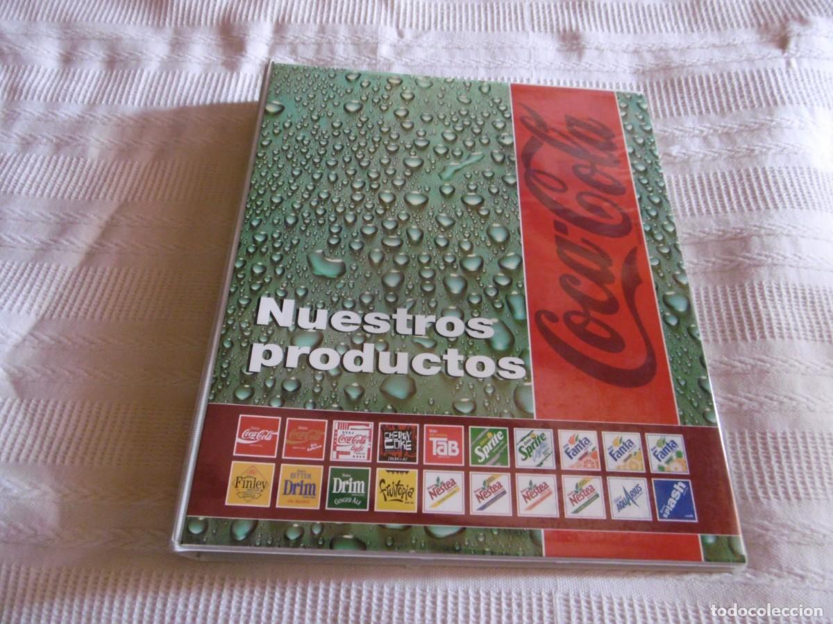 Coleccionismo de Coca-Cola y Pepsi: CARPETA CAT&Aacute;LOGO COMERCIAL PRODUCTOS COCA-COLA.