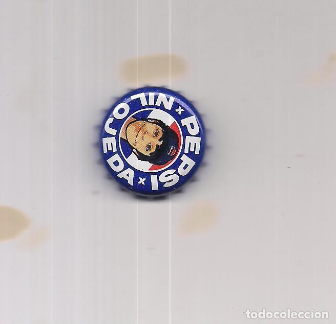 Coleccionismo de Coca-Cola y Pepsi: 1 chapa de Pepsi C0la- Nils Ojeda , procedente de botella de Pepsi-cola de 20Ml sin azucar, consumi