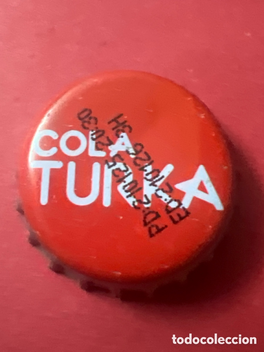 Coleccionismo de Coca-Cola y Pepsi: E225. CHAPA - Soda/Refresco - Cola Turka - Turqu&iacute;a