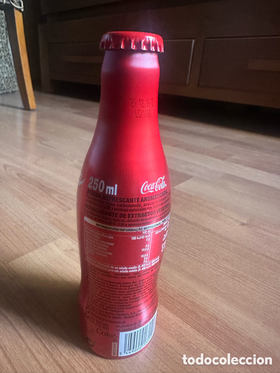 Coleccionismo de Coca-Cola y Pepsi: Botella Coca-Cola Eurocopa 2016 - Foto 2