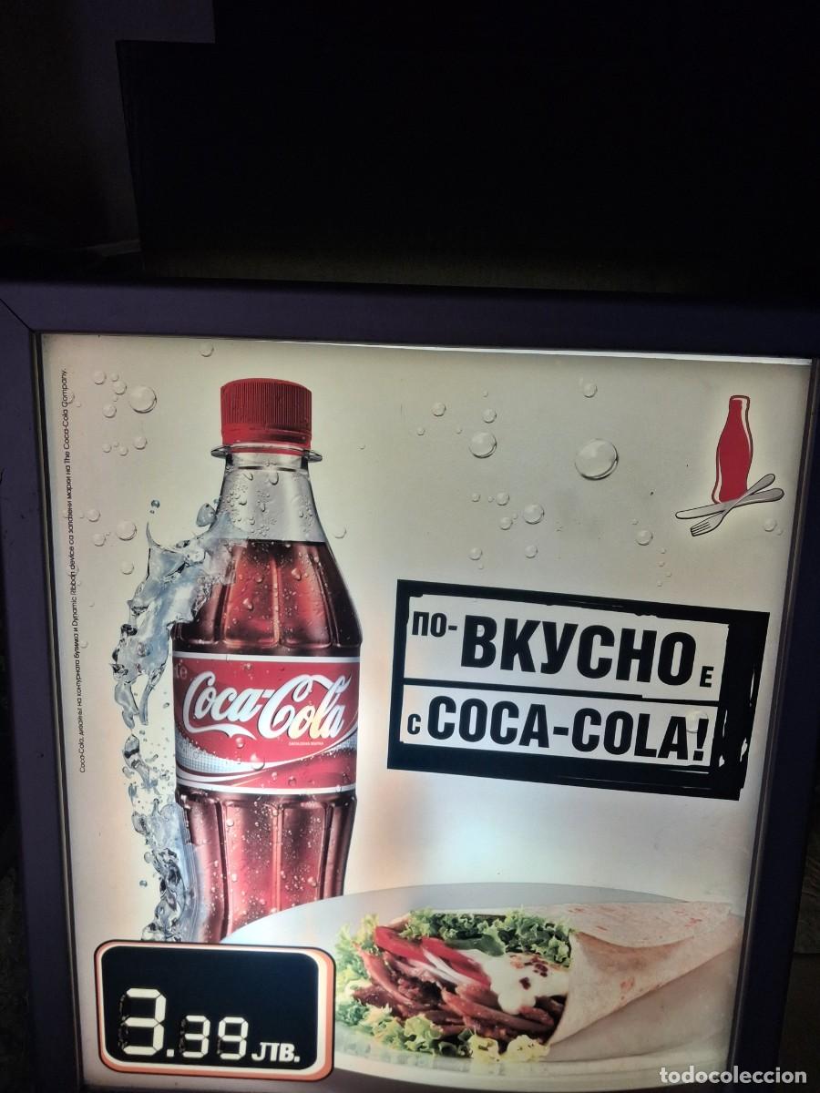 Coleccionismo de Coca-Cola y Pepsi: Cartel Luminoso Coca Cola an̈os 90