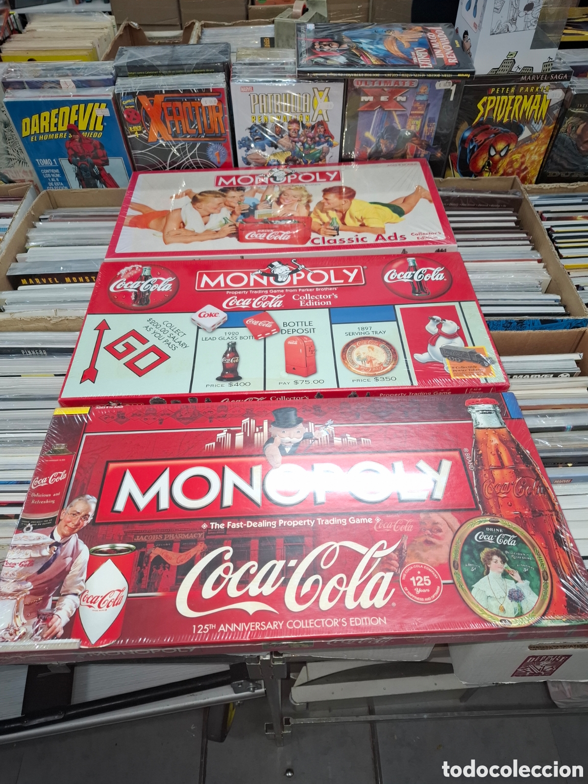 Coleccionismo de Coca-Cola y Pepsi: 3 Monopoly de Coca Cola sin uso y sin abrir
