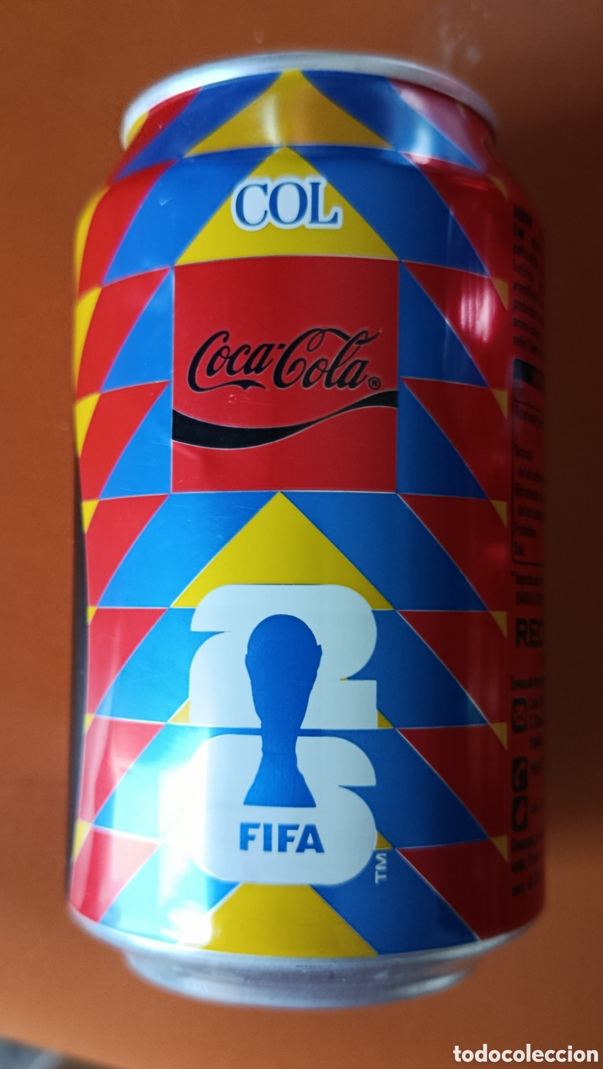 Coleccionismo de Coca-Cola y Pepsi: LATA COCA-COLA MUNDIAL 2026/COLOMBIA (VAC&Iacute;A)