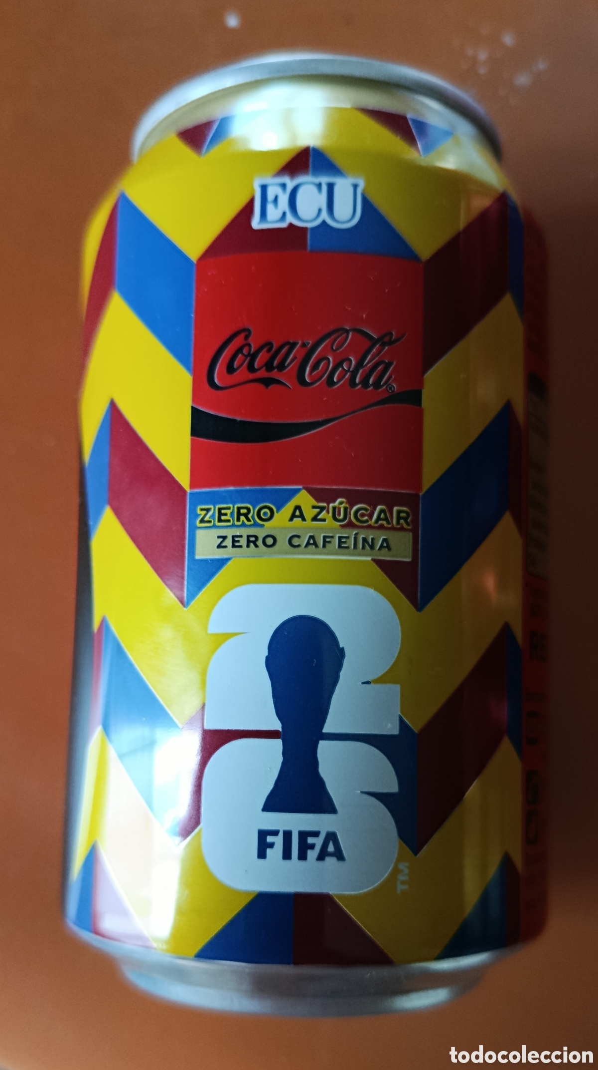 Coleccionismo de Coca-Cola y Pepsi: LATA COCA-COLA MUNDIAL 2026/ECUADOR (VAC&Iacute;A)