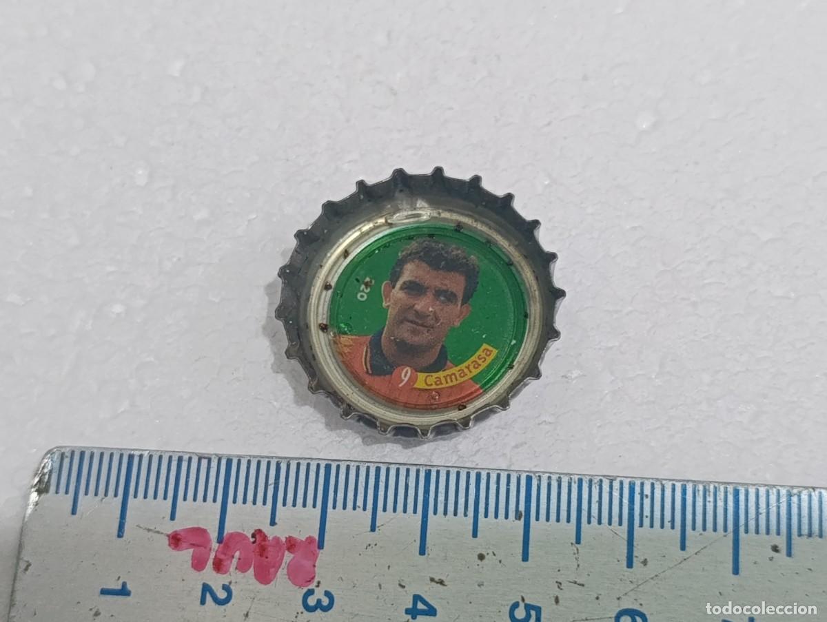 Coleccionismo de Coca-Cola y Pepsi: CHAPA TAPON CORONA COCA COLA - CAMARASA - SELECCION ESPA&Ntilde;A DE FUTBOL 1996