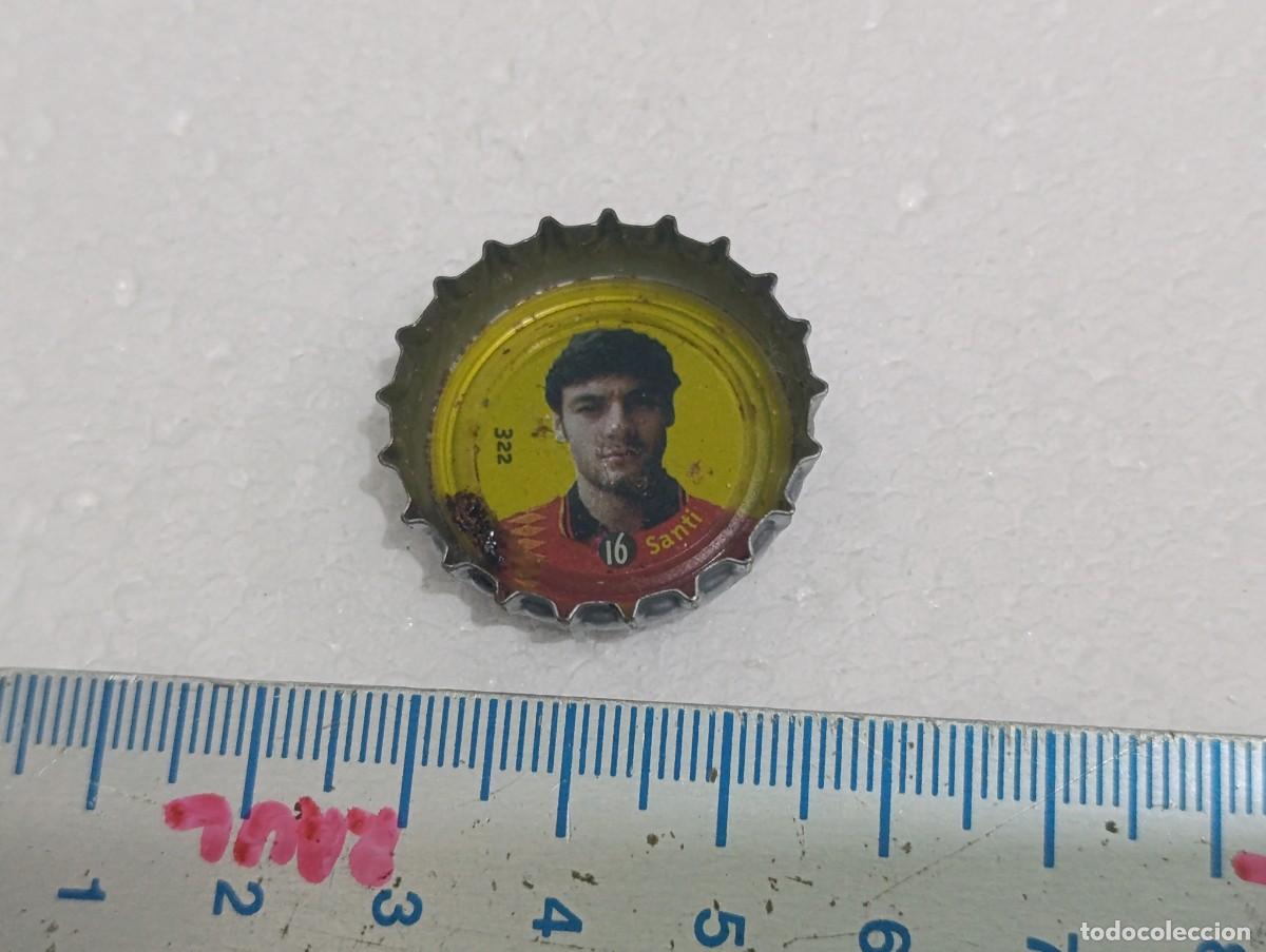 Coleccionismo de Coca-Cola y Pepsi: CHAPA TAPON CORONA COCA COLA - SANTI - SELECCION ESPA&Ntilde;A DE FUTBOL 1996