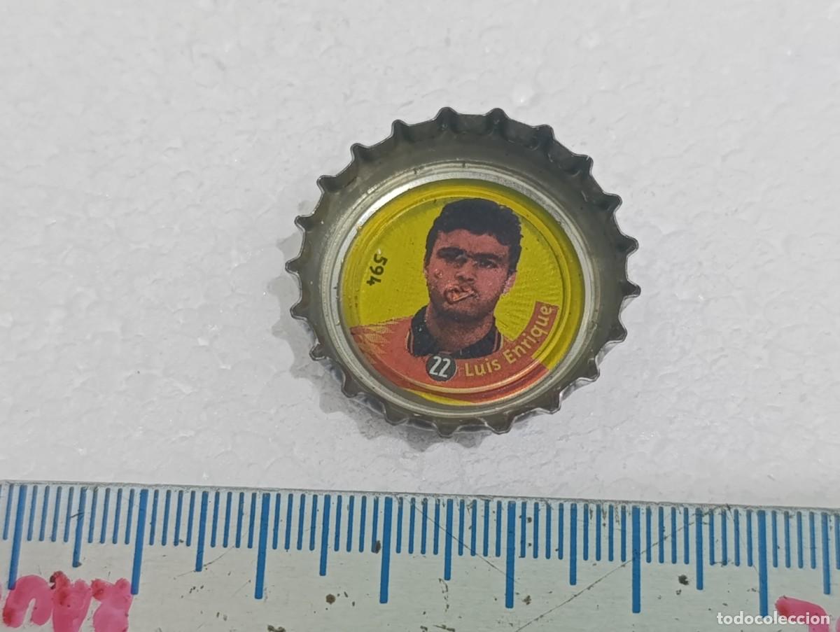 Coleccionismo de Coca-Cola y Pepsi: CHAPA TAPON CORONA COCA COLA - LUIS ENRIQUE - SELECCION ESPA&Ntilde;A DE FUTBOL 1996
