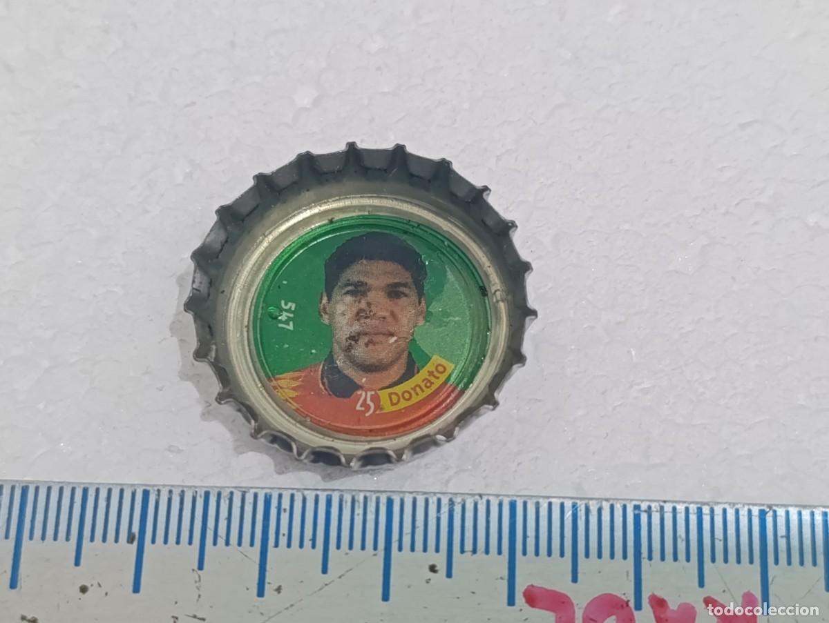 Coleccionismo de Coca-Cola y Pepsi: CHAPA TAPON CORONA COCA COLA - DONATO - SELECCION ESPA&Ntilde;A DE FUTBOL 1996