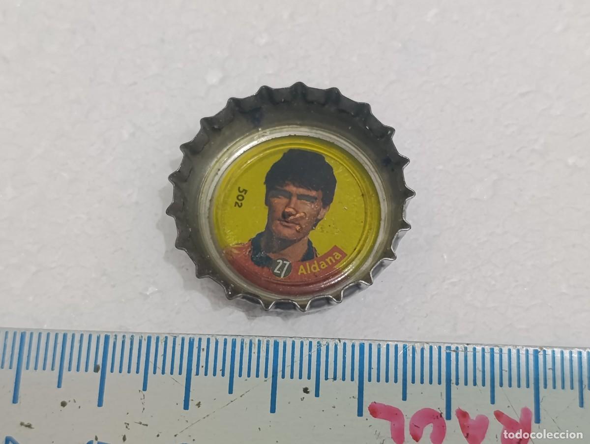 Coleccionismo de Coca-Cola y Pepsi: CHAPA TAPON CORONA COCA COLA - ALDANA - SELECCION ESPA&Ntilde;A DE FUTBOL 1996