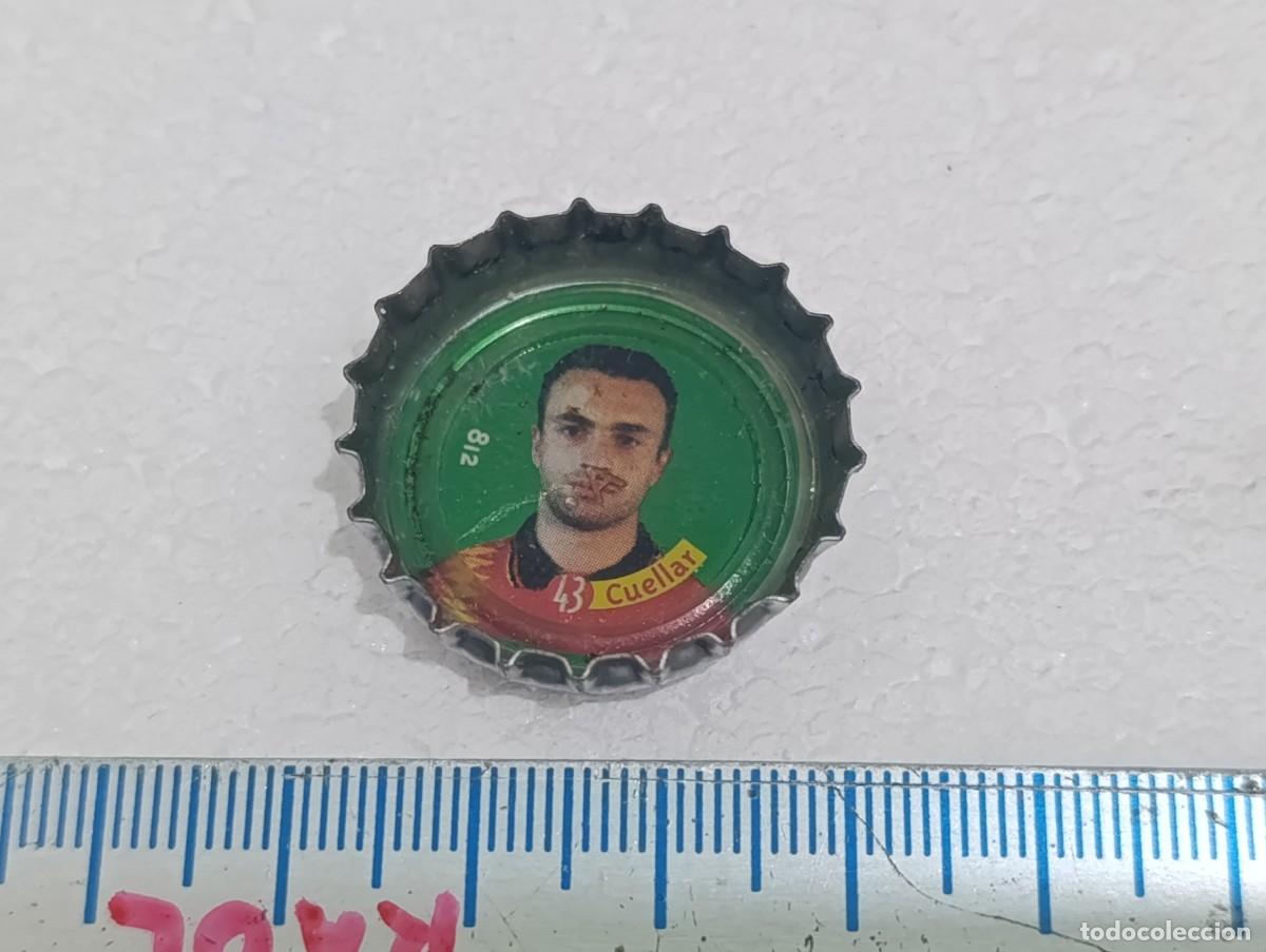 Coleccionismo de Coca-Cola y Pepsi: CHAPA TAPON CORONA COCA COLA - CUELLAR - SELECCION ESPA&Ntilde;A DE FUTBOL 1996