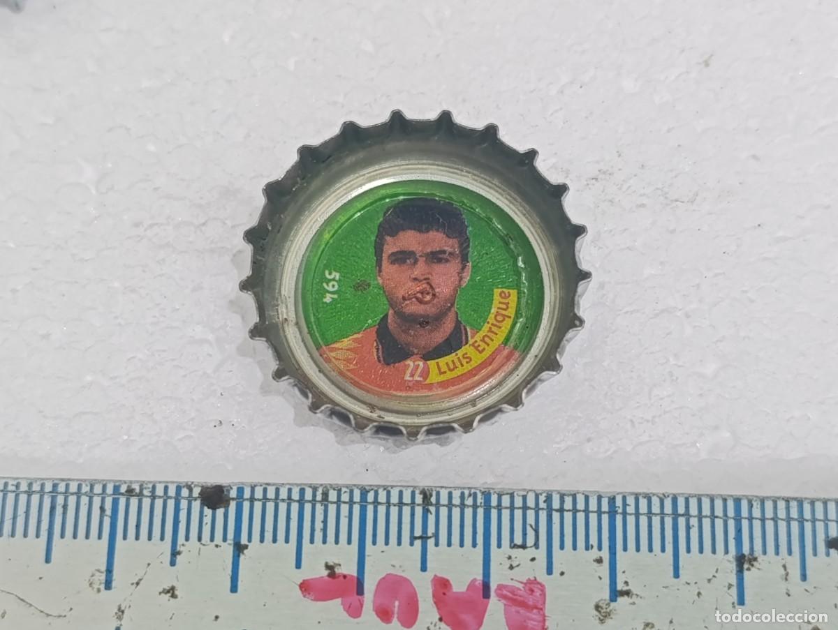 Coleccionismo de Coca-Cola y Pepsi: CHAPA TAPON CORONA COCA COLA - LUIS ENRIQUE - SELECCION ESPA&Ntilde;A DE FUTBOL 1996