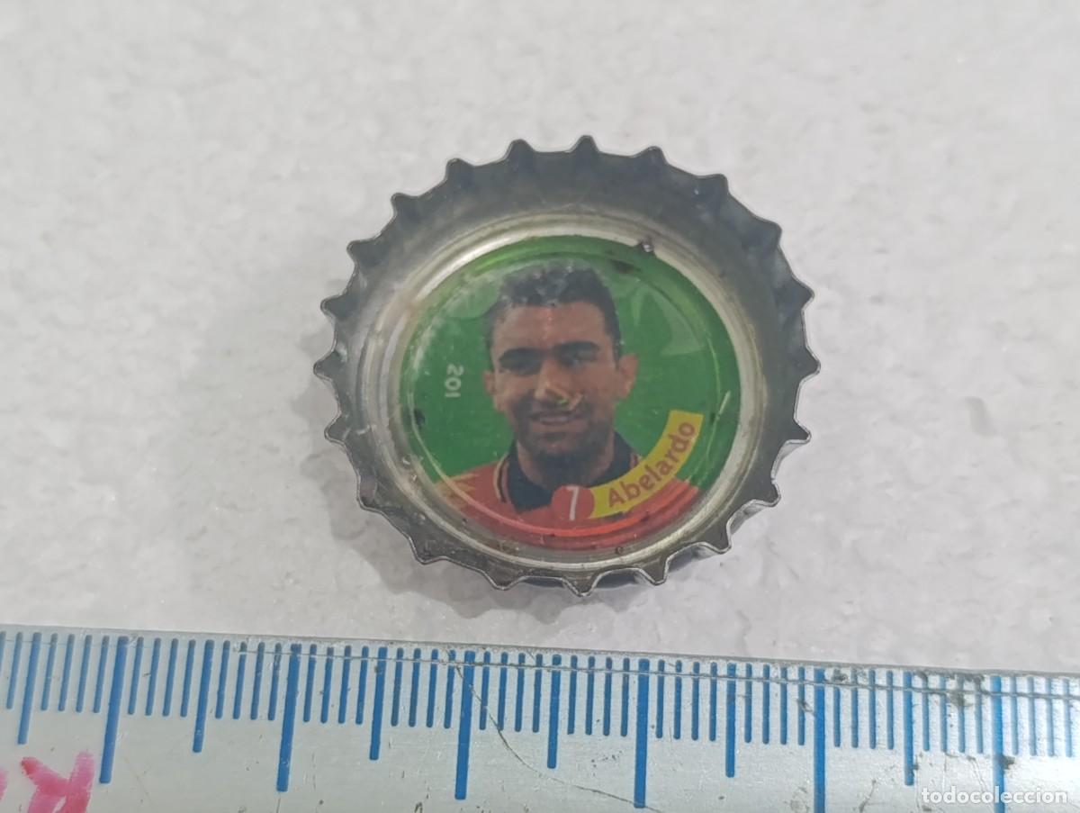Coleccionismo de Coca-Cola y Pepsi: ABELARDO - CHAPA TAPON CORONA COCA COLA - SELECCION ESPA&Ntilde;A DE FUTBOL 1996