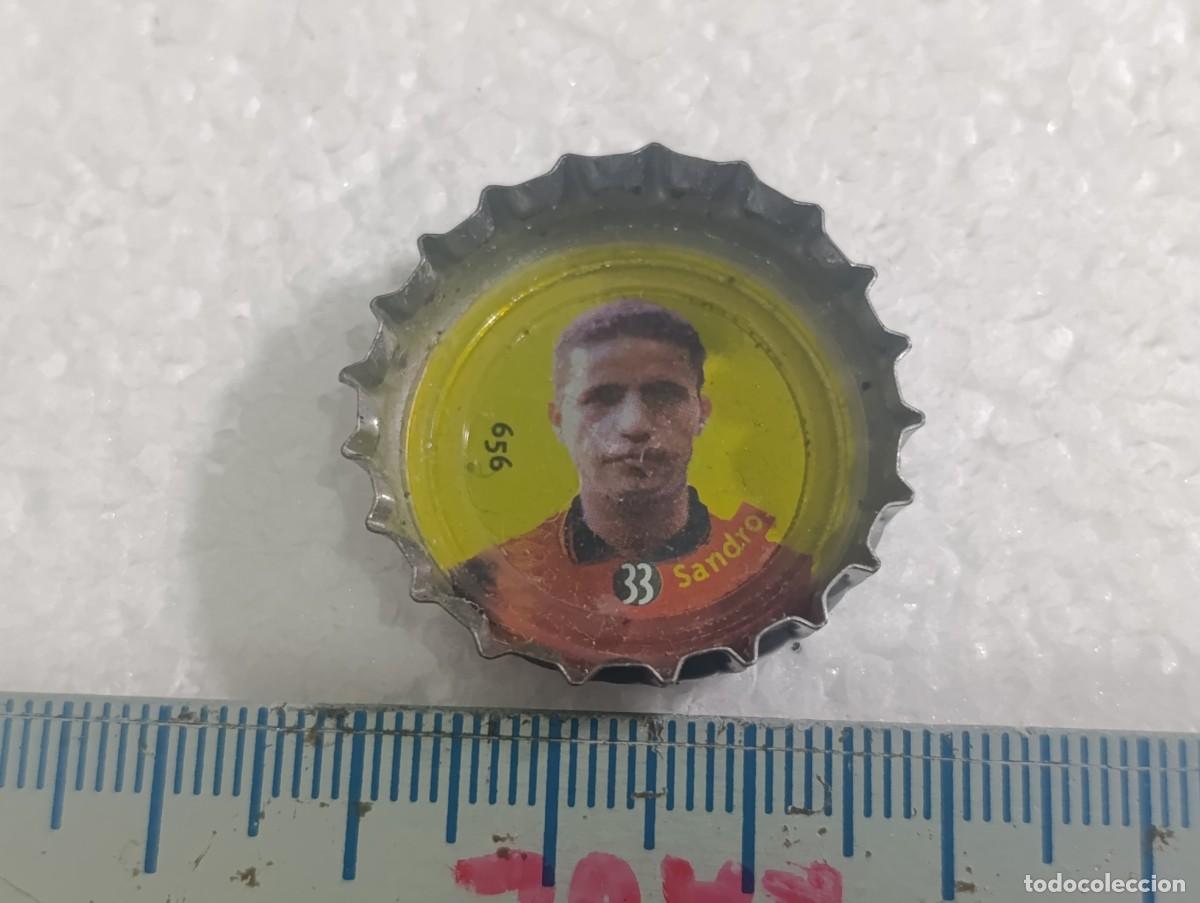 Coleccionismo de Coca-Cola y Pepsi: SANDRO - CHAPA TAPON CORONA COCA COLA - SELECCION ESPA&Ntilde;A DE FUTBOL 1996