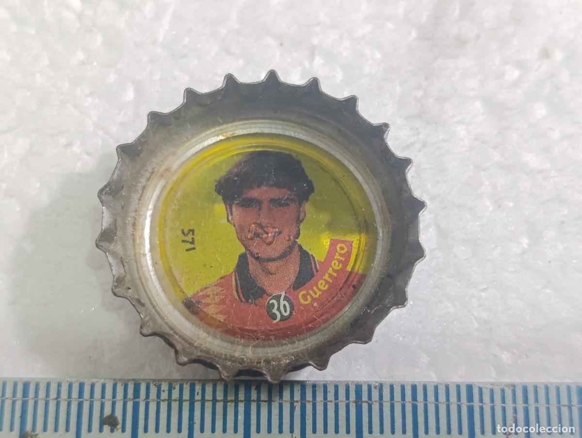 Coleccionismo de Coca-Cola y Pepsi: GUERRERO - CHAPA TAPON CORONA COCA COLA - SELECCION ESPA&Ntilde;A DE FUTBOL 1996