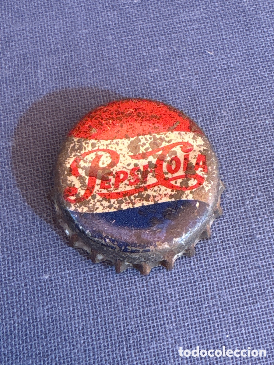 Coleccionismo de Coca-Cola y Pepsi: Tap&oacute;n chapa corona - Pepsi cola - Pepsicola