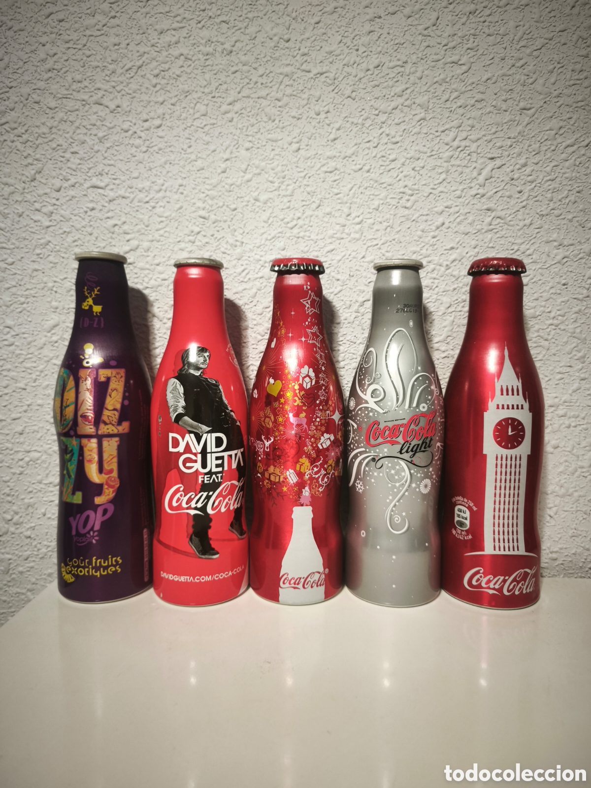 Coleccionismo de Coca-Cola y Pepsi: Lote Botellas de coca cola aluminio