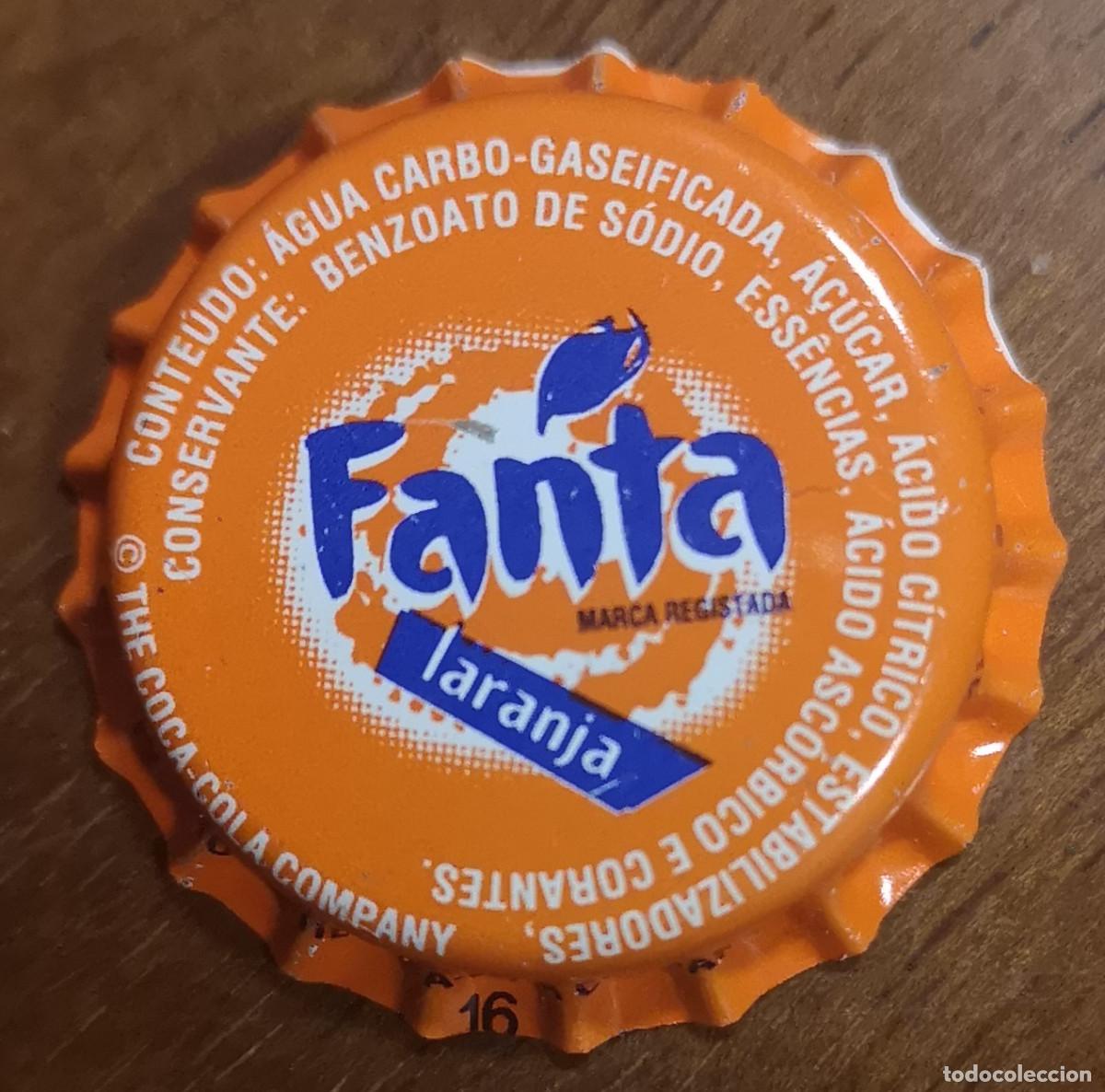 Coleccionismo de Coca-Cola y Pepsi: CHAPA TAP&Oacute;N CORONA ( nueva sin uso ) - FANTA LARANJA - AFRICA ( CABO VERDE )