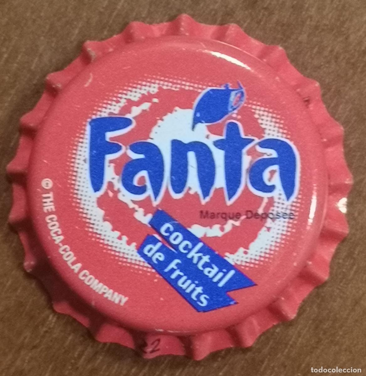 Coleccionismo de Coca-Cola y Pepsi: CHAPA TAP&Oacute;N CORONA ( nueva sin uso ) - FANTA Cocktail de Fruits - AFRICA ( SENEGAL )