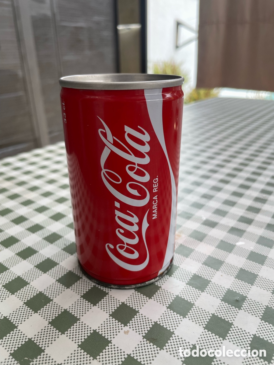 Coleccionismo de Coca-Cola y Pepsi: Lata vintage Coca-Cola 33cl - Hojalata con costura soldada (A&ntilde;os 70)