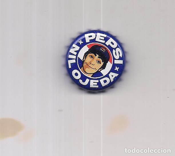 Coleccionismo de Coca-Cola y Pepsi: 1 chapa Pepsi Nils Ojeda,procdente de una botella de pepsi sin de 20ml,consumida por mi