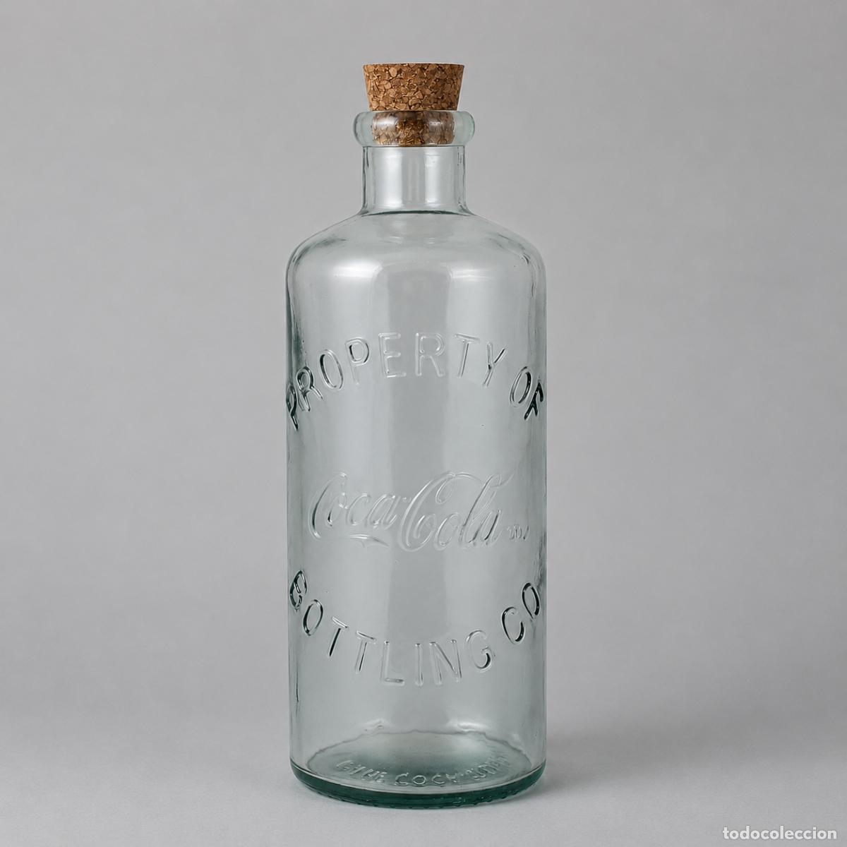 Coleccionismo de Coca-Cola y Pepsi: Botella Coca-Cola Hutchinson 1899-1902 R&eacute;plica Oficial Vidrio Vintage Bar 1Litro