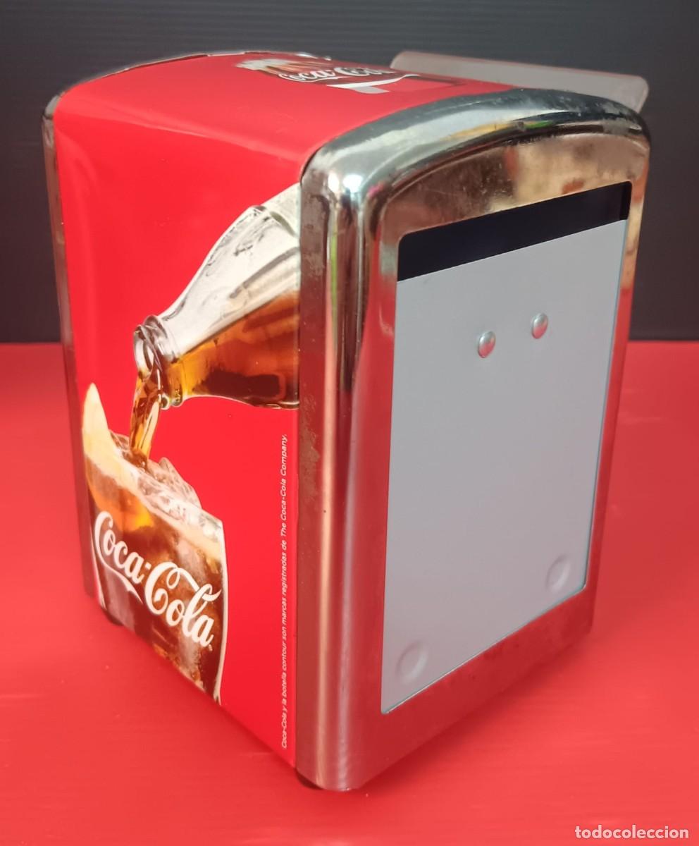 Coleccionismo de Coca-Cola y Pepsi: SERVILLETERO DE LATA REFRESCO COCA COLA - Foto 3