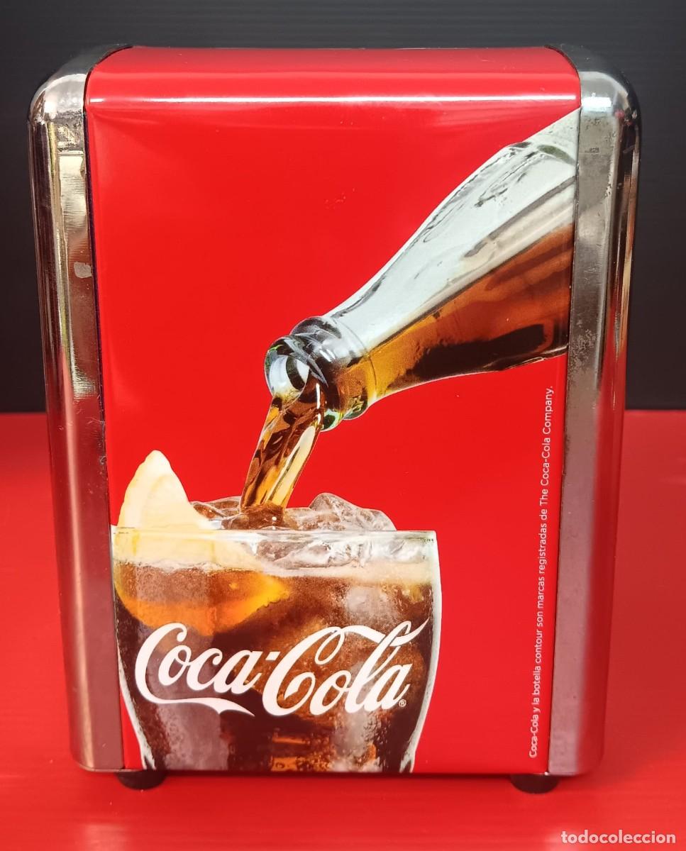 Coleccionismo de Coca-Cola y Pepsi: SERVILLETERO DE LATA REFRESCO COCA COLA - Foto 4