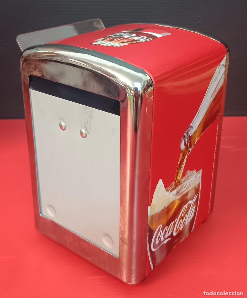 Coleccionismo de Coca-Cola y Pepsi: SERVILLETERO DE LATA REFRESCO COCA COLA - Foto 5