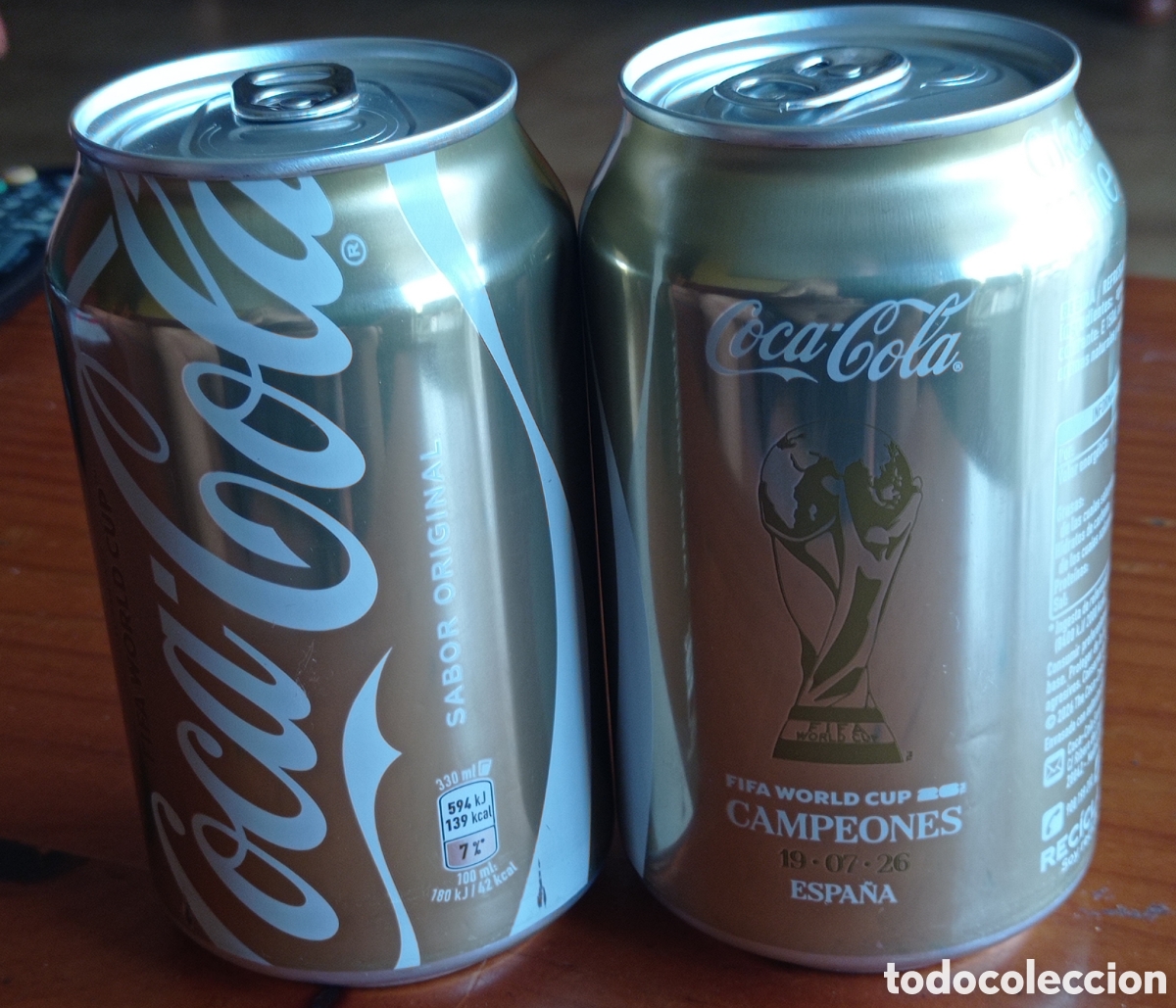 Coleccionismo de Coca-Cola y Pepsi: COCA COLA LATA ESPA&Ntilde;A CAMPEONES FIFA WORLD CUP 26
