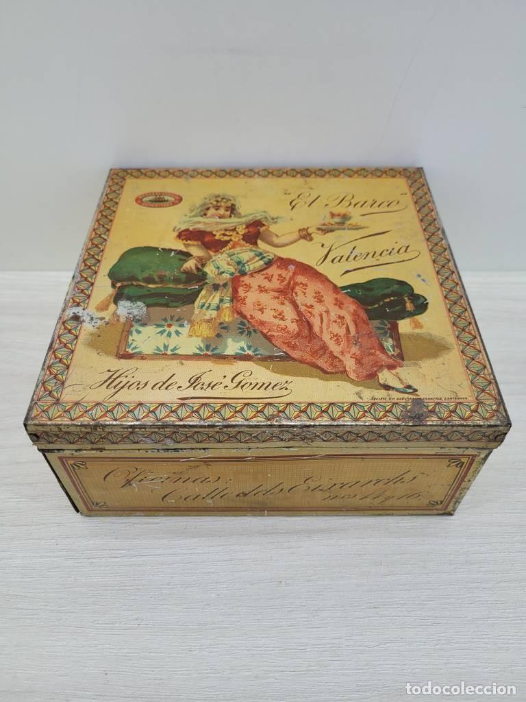 Coleccionismo de Coca-Cola y Pepsi: LATA DE CHOCOLATES S.XIX - Foto 2