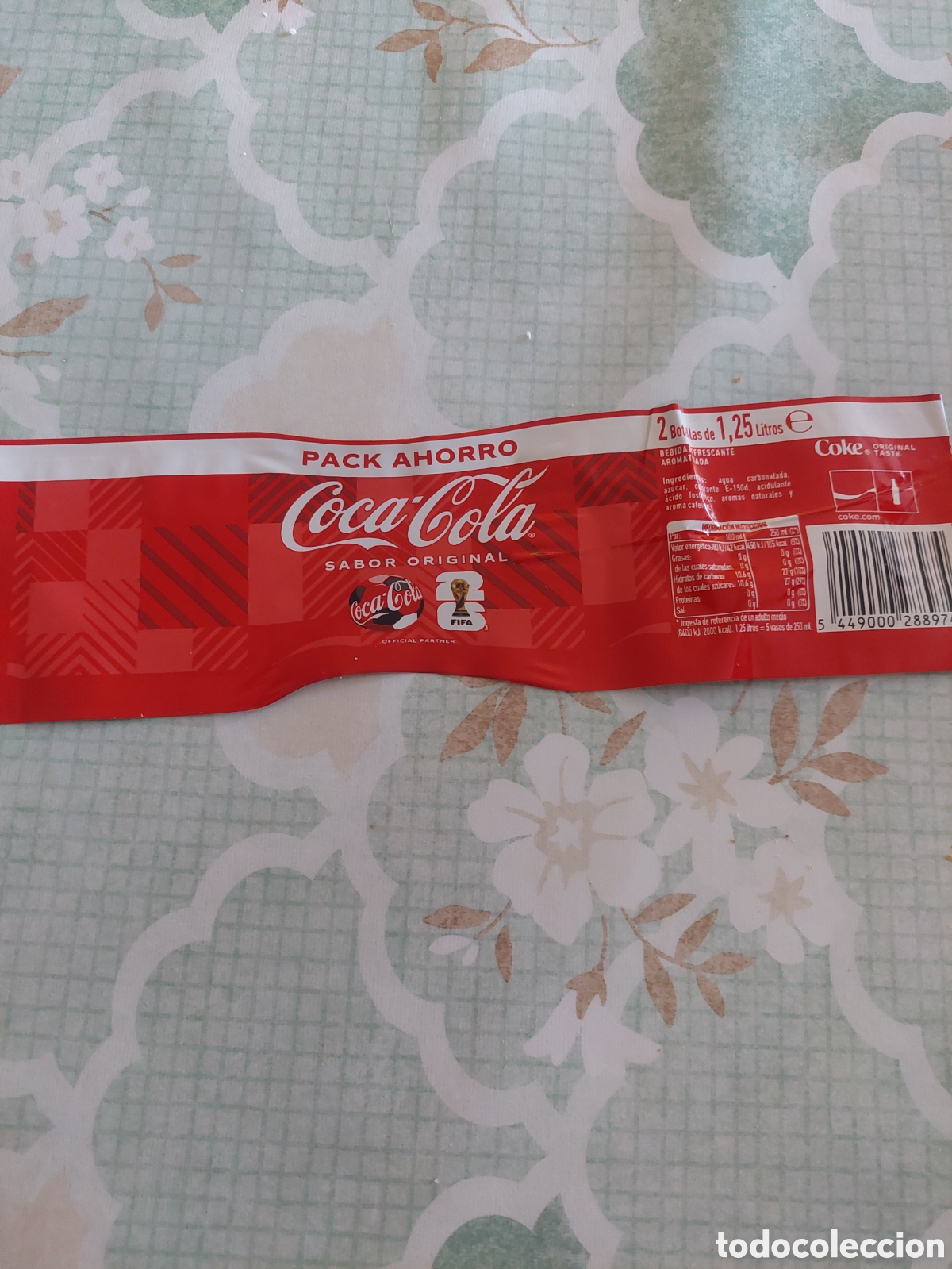 Coleccionismo de Coca-Cola y Pepsi: COCA-COLA PRECINTO ETIQUETA PACK AHORRO FOFA MUNDIAL F&Uacute;TBOL 2026