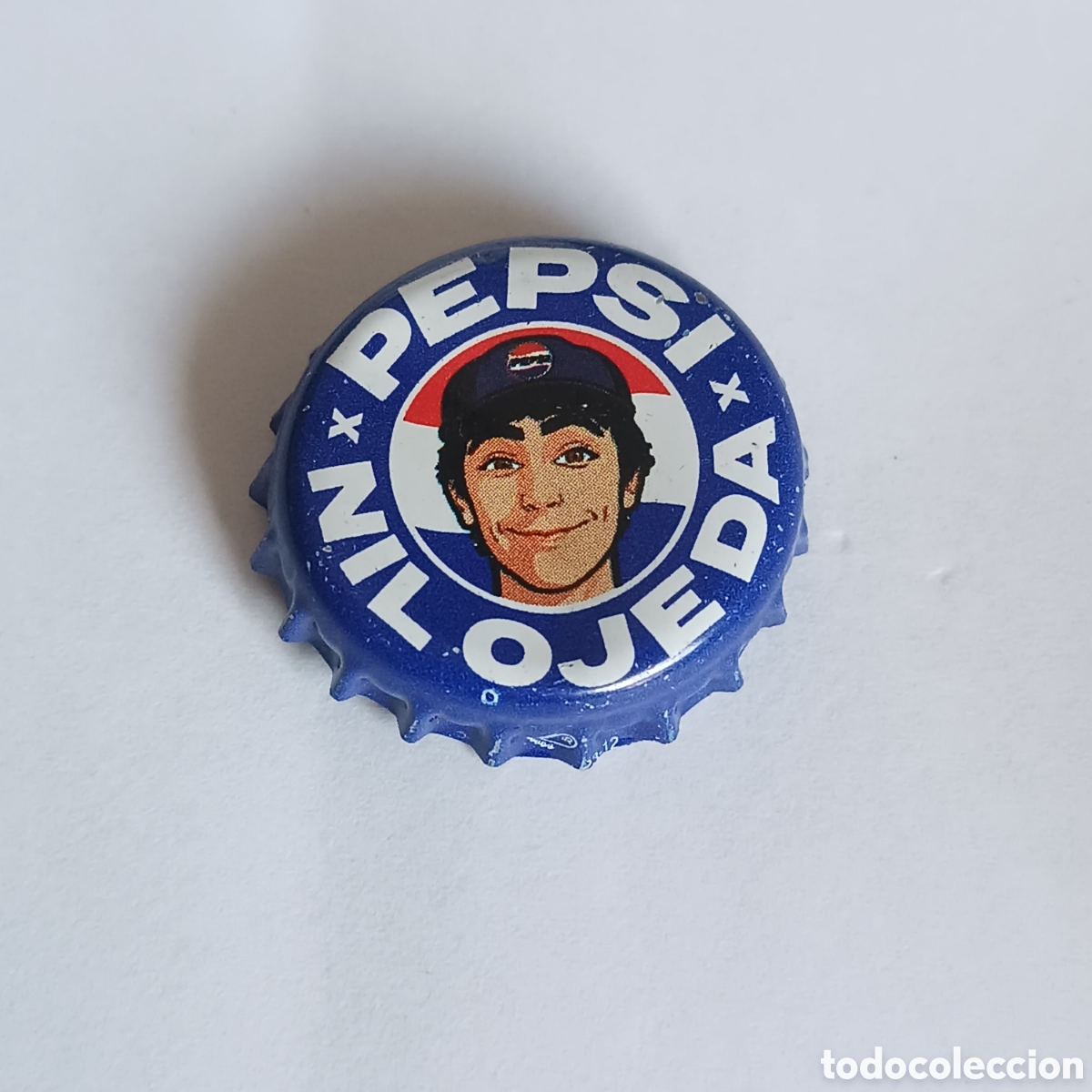 Coleccionismo de Coca-Cola y Pepsi: Chapa Pepsi cola Nil Ojeda. Espa&ntilde;a