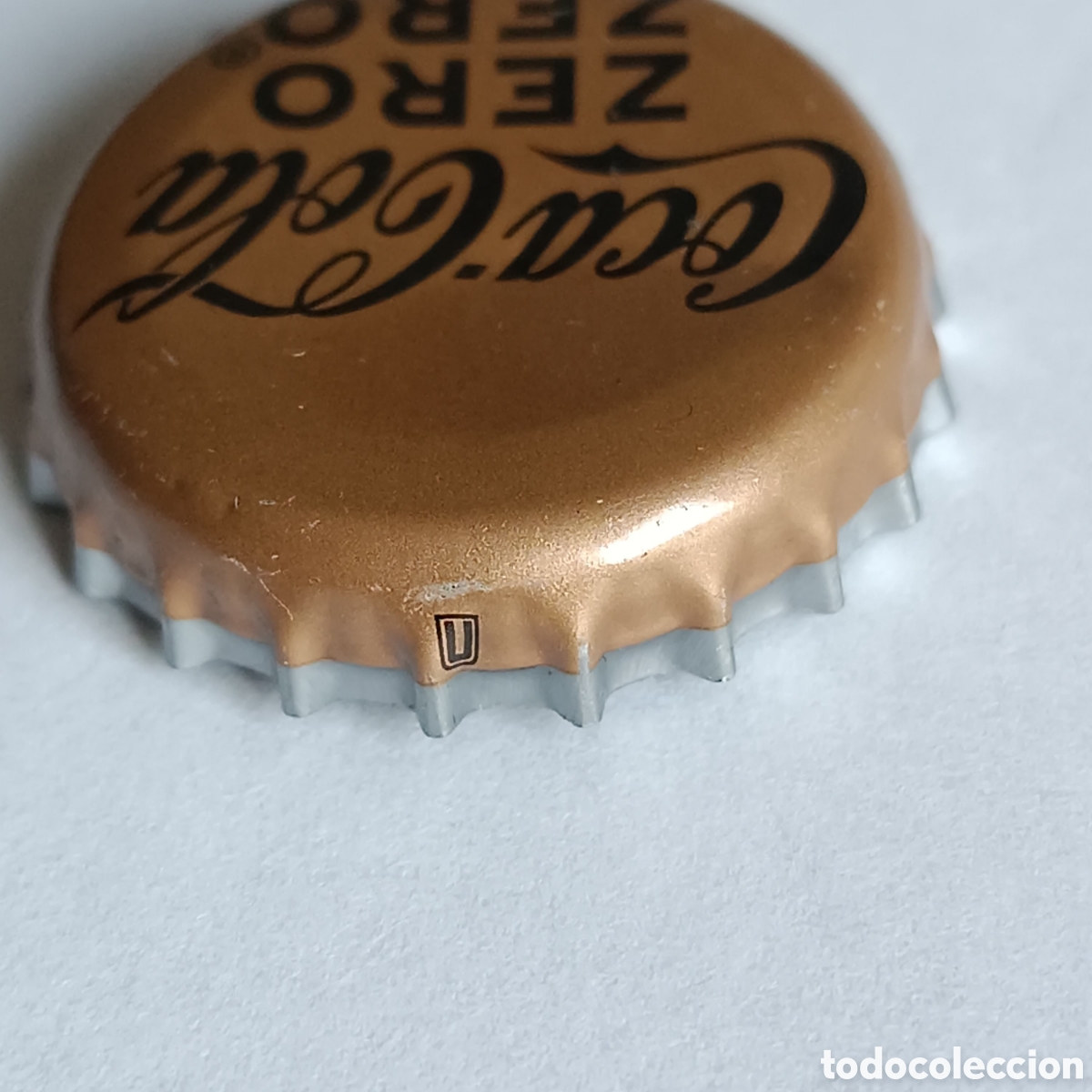 Coleccionismo de Coca-Cola y Pepsi: Chapa Cocacola zero zero fabricante U - Foto 2