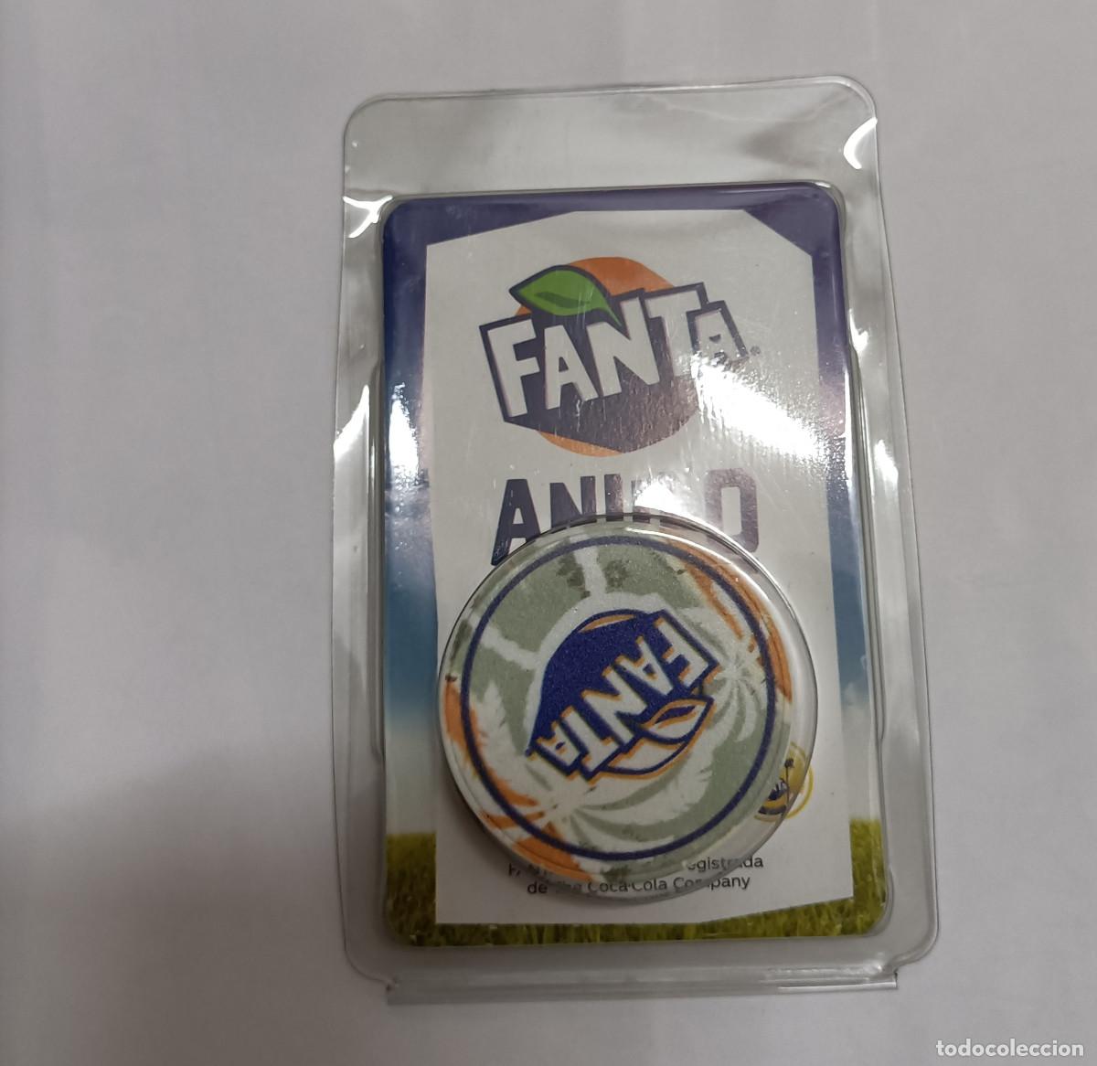 Coleccionismo de Coca-Cola y Pepsi: ANILLO SELFIE FANTA COCA-COLA SUJETAR EL MOVIL promocional publicitario blister promo selfi