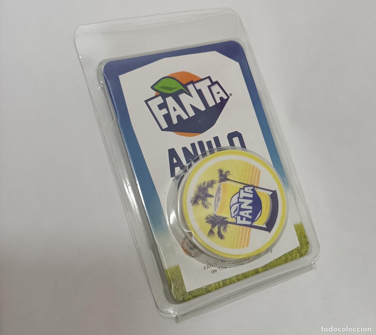 Coleccionismo de Coca-Cola y Pepsi: ANILLO SELFIE FANTA COCA-COLA SUJETAR EL MOVIL promocional publicitario blister promo selfi