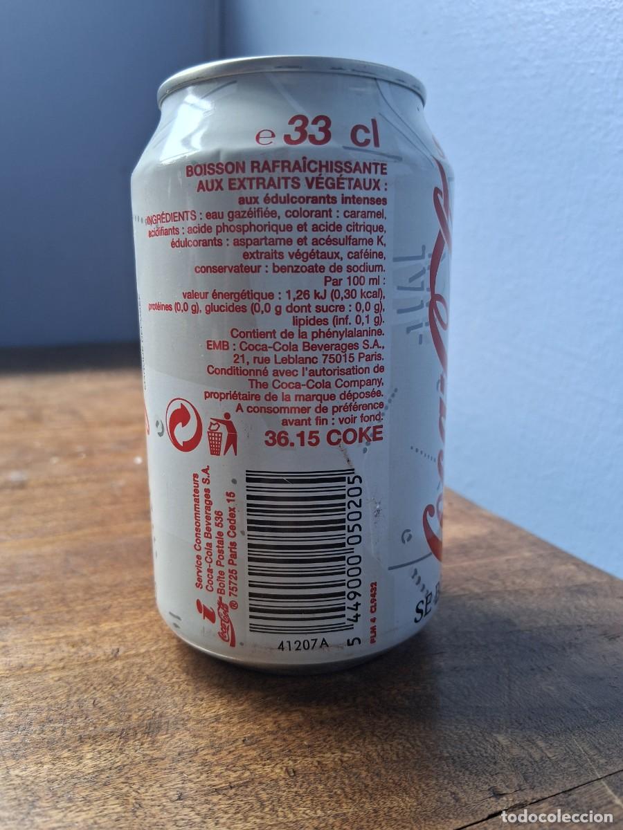 Coleccionismo de Coca-Cola y Pepsi: Lata de Francia COCA COLA Light - Foto 2