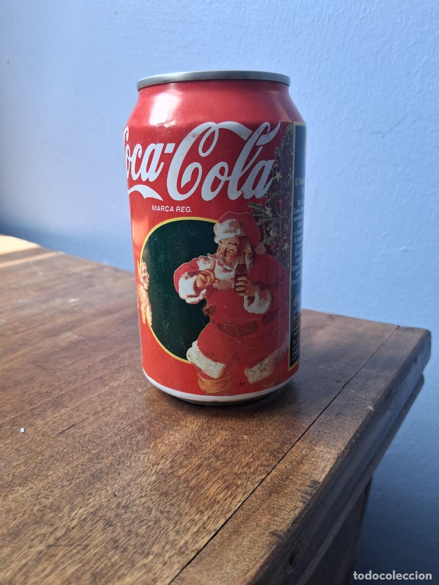 Coleccionismo de Coca-Cola y Pepsi: Lata de coca cola Navidad a&ntilde;o 1995 1996 Santa Claus Sundblom unicef