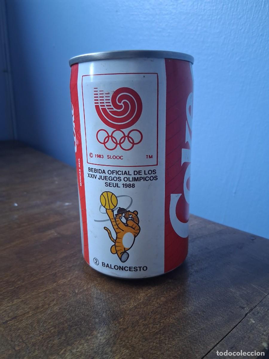 Coleccionismo de Coca-Cola y Pepsi: Lata de COCA COLA a&ntilde;o 1988 JUEGOS OL&Iacute;MPICOS SEUL N&deg; 2 BALONCESTO BASKET