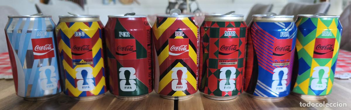 Coleccionismo de Coca-Cola y Pepsi: 10 LATAS COCA COLA VAC&Iacute;AS - EDICI&Oacute;N FIFA WORLD CUP 2026 - 10 SELECCIONES DISTINTOS PAISES