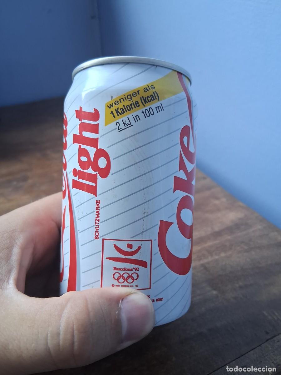 Coleccionismo de Coca-Cola y Pepsi: Lata de coca cola light Alemania Germany edici&oacute;n Juegos ol&iacute;mpicos de Barcelona Espa&ntilde;a a&ntilde;o 1992