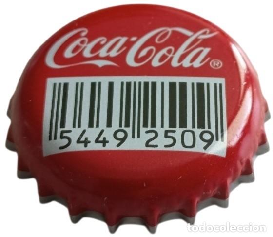 Coleccionismo de Coca-Cola y Pepsi: Francia Capsule Couronne Crown Cap Coca Cola avec code barres RP860