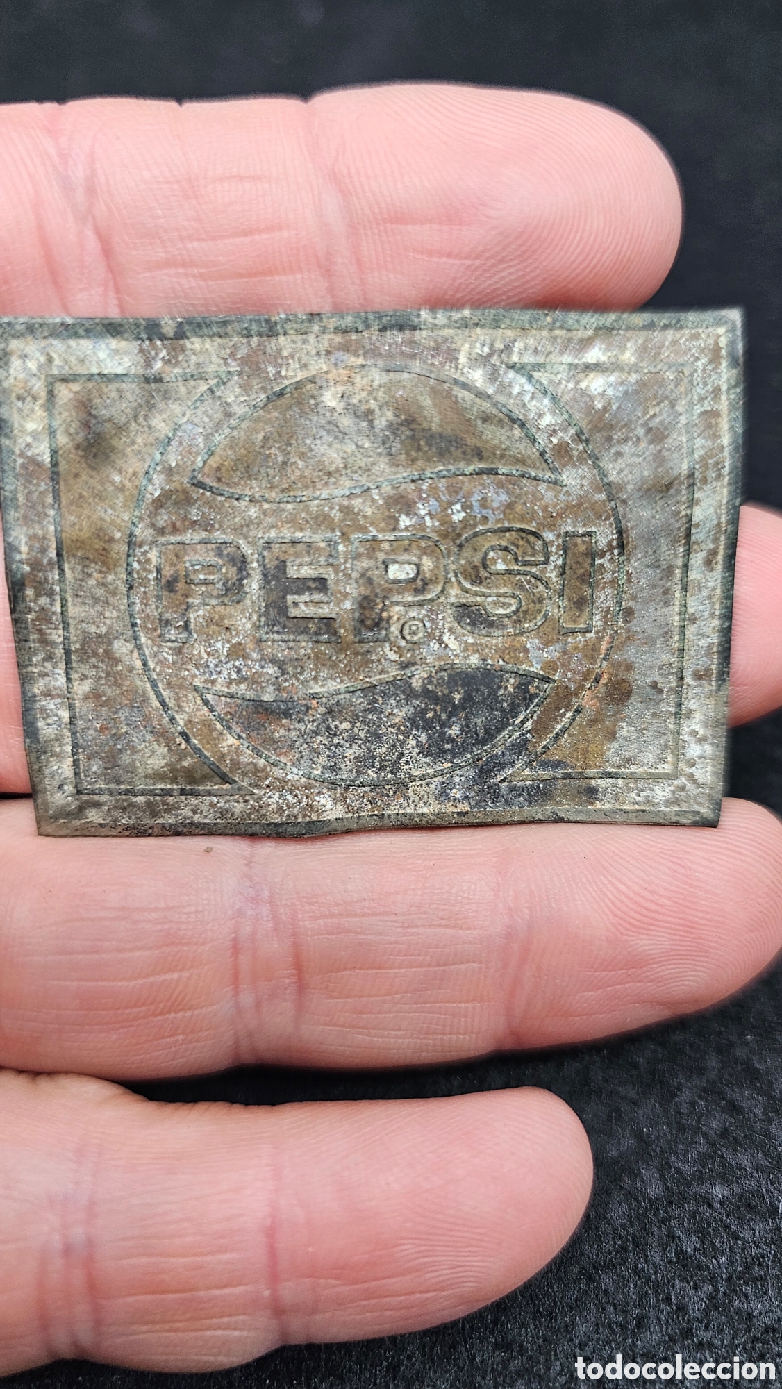 Coleccionismo de Coca-Cola y Pepsi: Antigua placa de pepsi