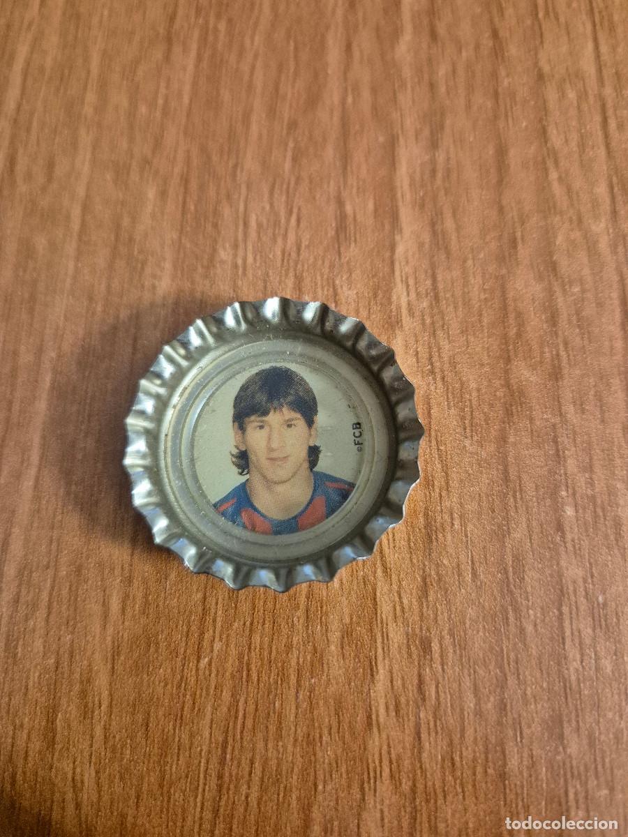 Coleccionismo de Coca-Cola y Pepsi: CHAPA CORONA COCA-COLA LEO MESSI. FCB.