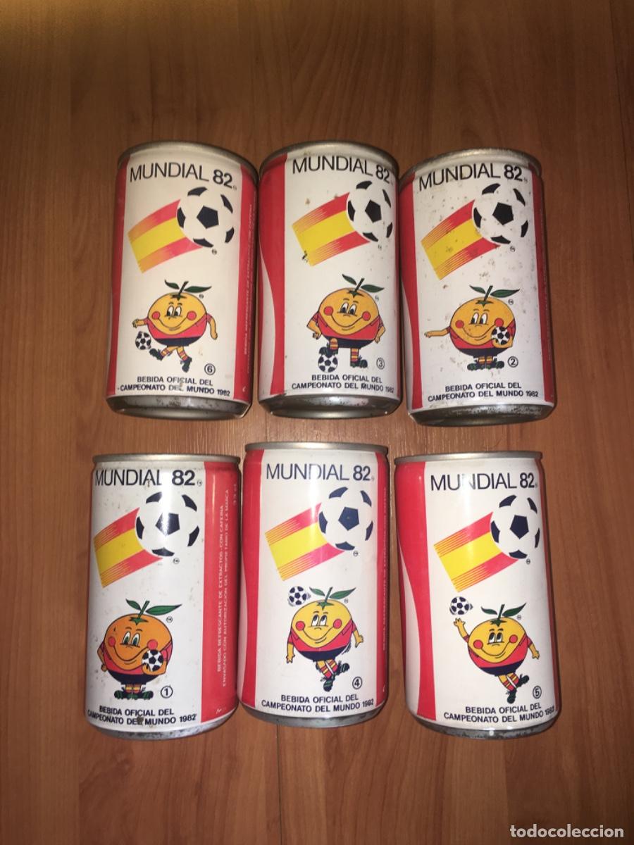 Coleccionismo de Coca-Cola y Pepsi: Coleccion de latas Coca-Cola mundial spain 82 Naranjito