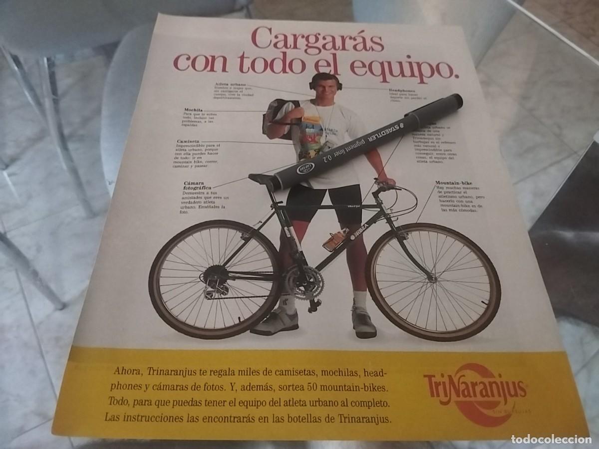 Coleccionismo de Coca-Cola y Pepsi: TRINARANJUS i ANUNCIO PUBLICIDAD REVISTA 1991 BONITO PAR&Aacute; ENMARCAR
